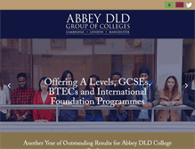 Tablet Screenshot of abbeycolleges.co.uk